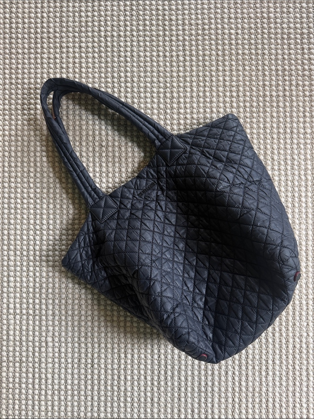 MZ Wallace Quilted Black Tote Bag - Lightweight Everyday Carry
